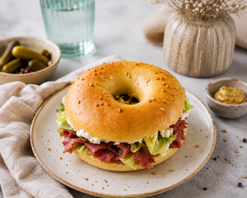 bagels au pastrami