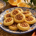 Biscuits à l'orange et aux pignons