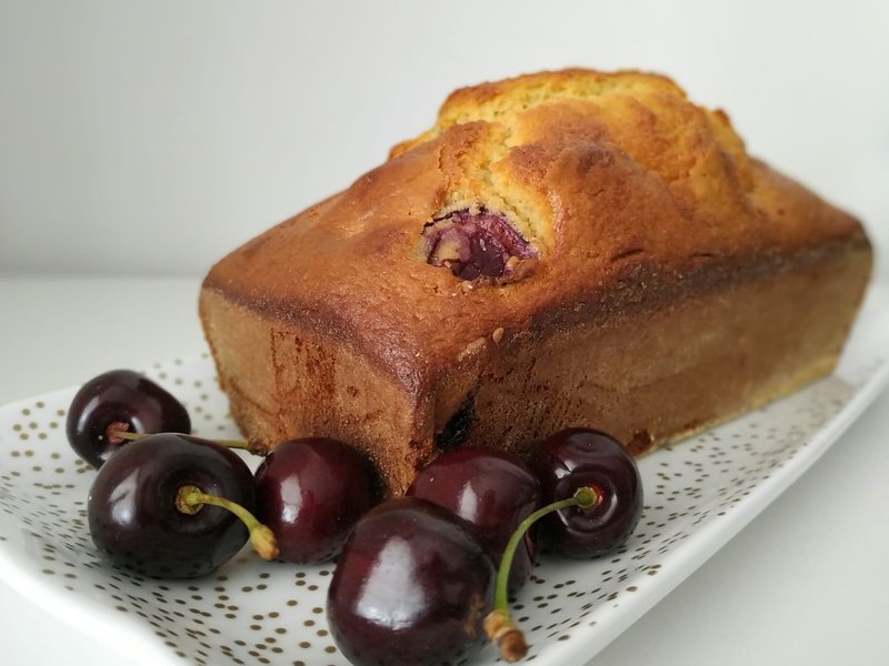 Cake aux cerises