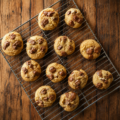 Cookies chewy au chocolat au lait