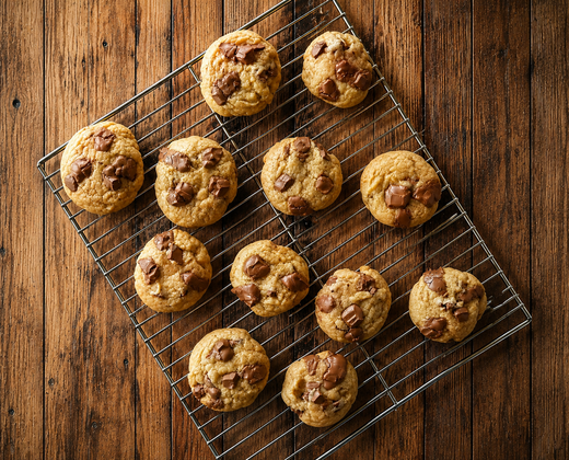 Cookies chewy au chocolat au lait