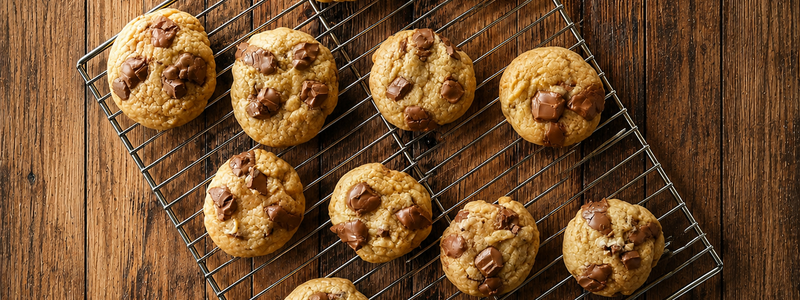 Cookies chewy au chocolat au lait