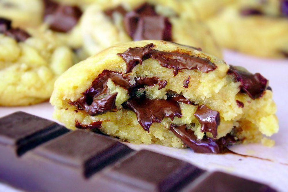 Cookies chewy au chocolat noir