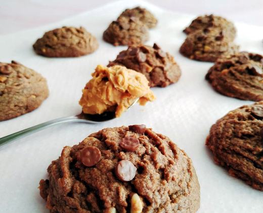 Cookies chocolat au beurre de cacahuète