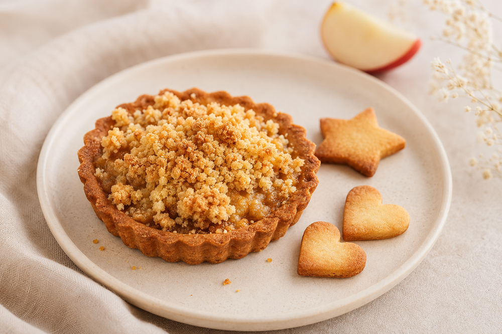 Tartelette crumble à la pomme