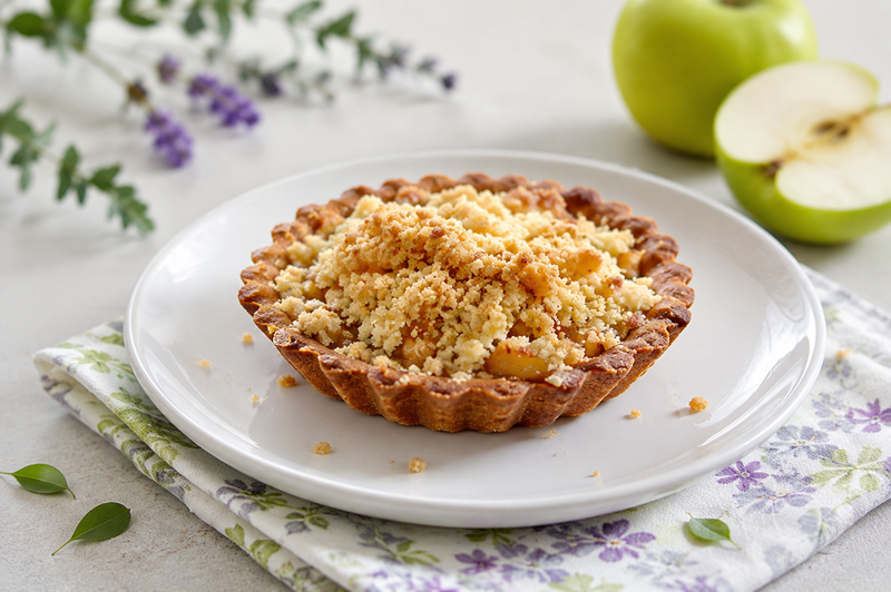Tartelette crumble à la pomme